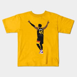 Donovan Mitchell Utah Basketball Kids T-Shirt